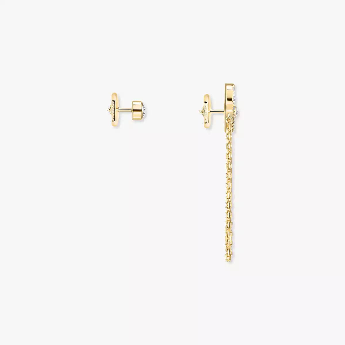 [Garvey]MOVE UNO ALL DIAMOND STUD EARRINGS