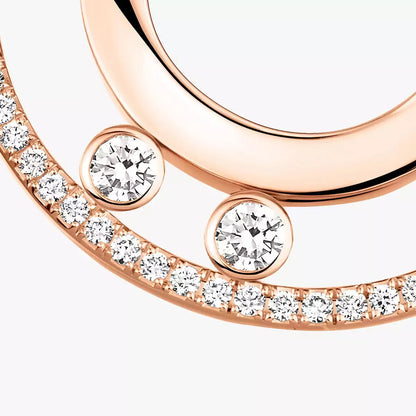 [Garvey]MOVE ROMANE SMALL DIAMOND HOOP EARRINGS