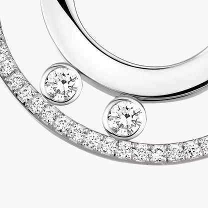 [Garvey]MOVE ROMANE SMALL DIAMOND HOOP EARRINGS