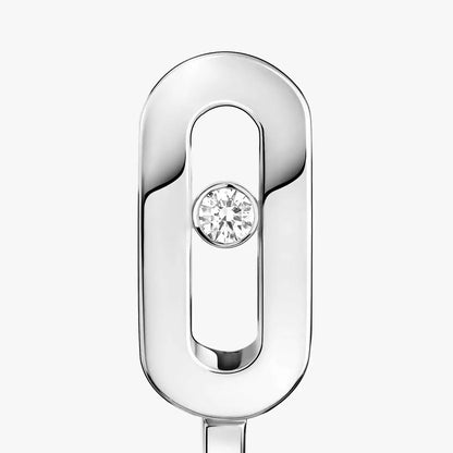 [Garvey]Diamond Mini Hoop Earrings Move Classique