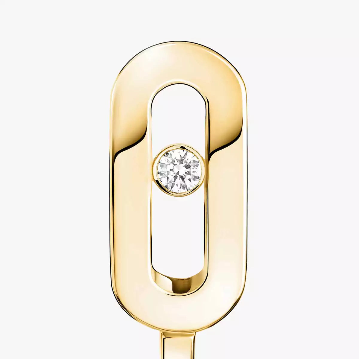 [Garvey]Diamond Mini Hoop Earrings Move Classique