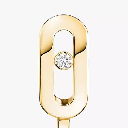 [Garvey]Diamond Mini Hoop Earrings Move Classique