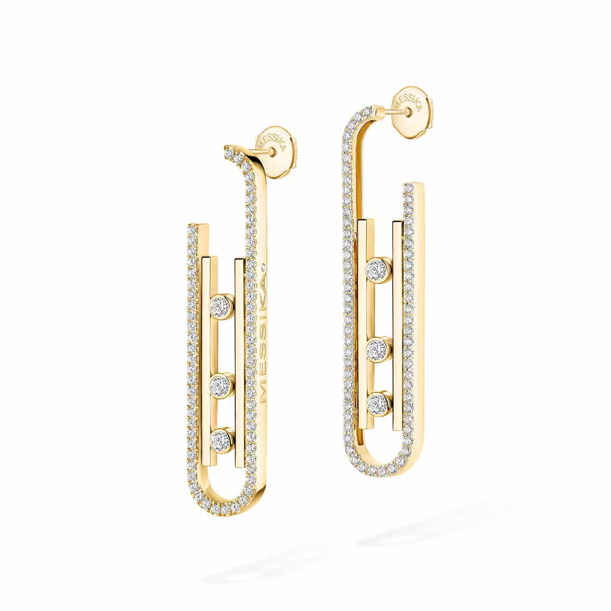 [Garvey]Diamond Pendant Earrings Move 10Th
