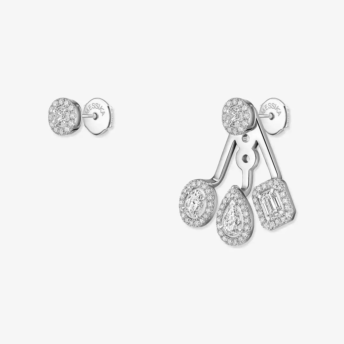 [Garvey]MY TWIN TRIO DIAMOND EARRINGS
