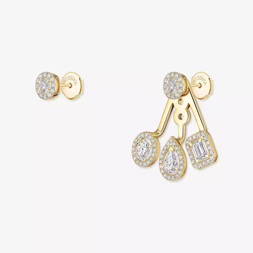 [Garvey]MY TWIN TRIO DIAMOND EARRINGS
