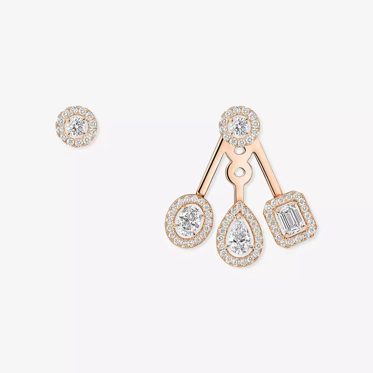 [Garvey]MY TWIN TRIO DIAMOND EARRINGS