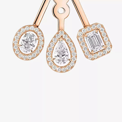 [Garvey]MY TWIN TRIO DIAMOND EARRINGS