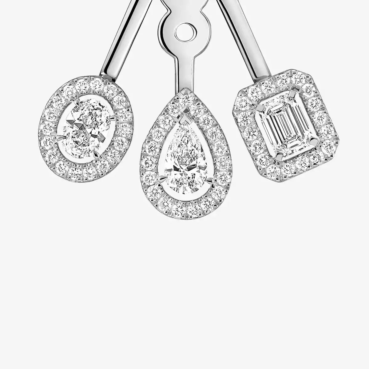[Garvey]MY TWIN TRIO DIAMOND EARRINGS