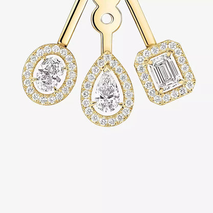 [Garvey]MY TWIN TRIO DIAMOND EARRINGS