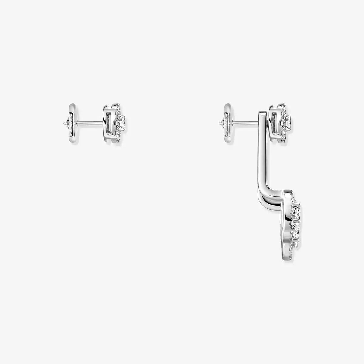 [Garvey]MY TWIN TRIO DIAMOND EARRINGS
