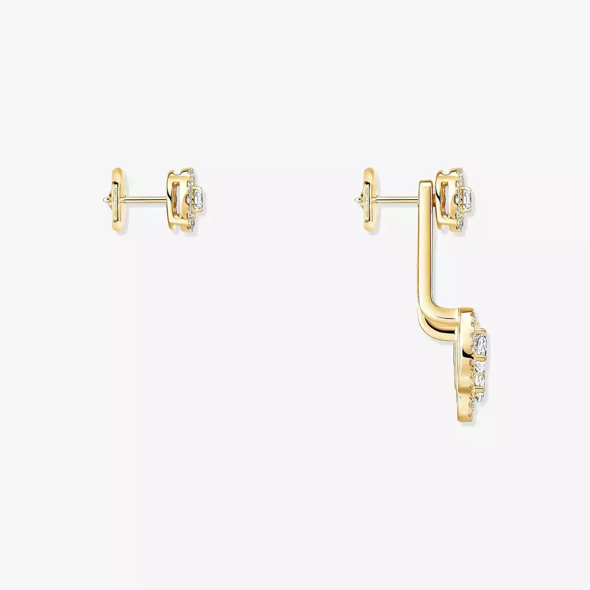 [Garvey]MY TWIN TRIO DIAMOND EARRINGS