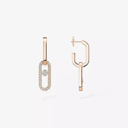 [Garvey]MOVE LINK KINETIC DIAMOND EARRINGS