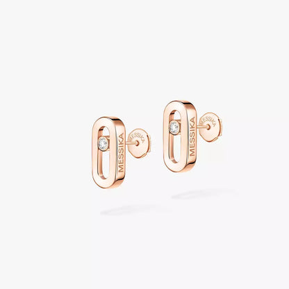 [Garvey]MOVE UNO DIAMOND STUD EARRINGS