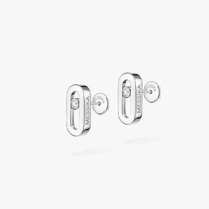 [Garvey]MOVE UNO DIAMOND STUD EARRINGS