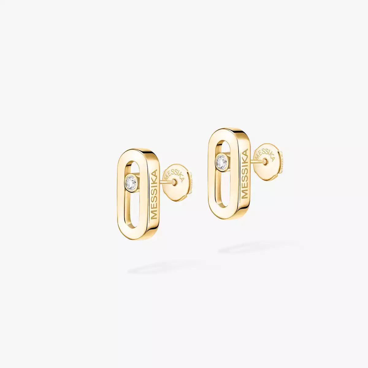 [Garvey]MOVE UNO DIAMOND STUD EARRINGS