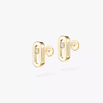 [Garvey]MOVE UNO DIAMOND STUD EARRINGS