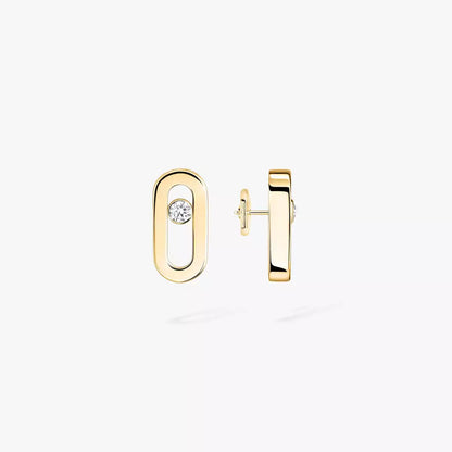 [Garvey]MOVE UNO DIAMOND STUD EARRINGS
