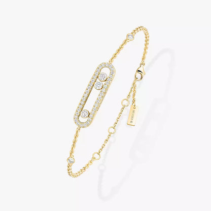 [Garvey]PAVÉ BABY MOVE DIAMOND BRACELET