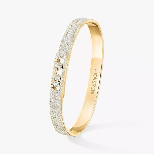 [Garvey]MOVE NOA FULL-PAVÉ DIAMOND BANGLE BRACELET