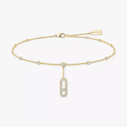 [Garvey]MOVE UNO PAVÉ DIAMOND ANKLE BRACELET