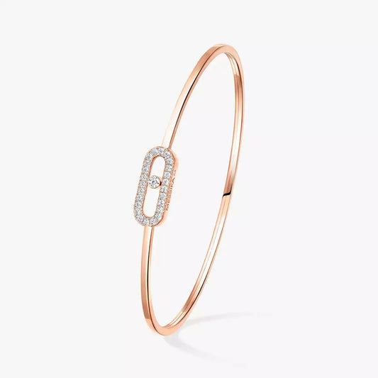 [Garvey]MOVE UNO PAVÉ FLEX BANGLE (MEDIUM)