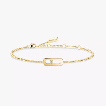 [Garvey]MOVE UNO SINGLE DIAMOND BRACELET