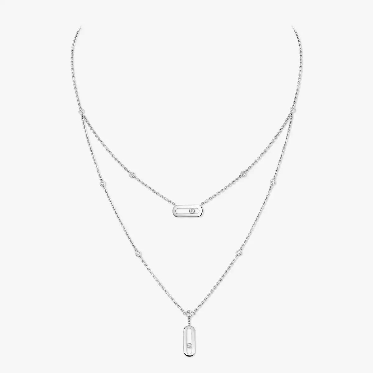[Garvey] Move Uno Diamond Necklace