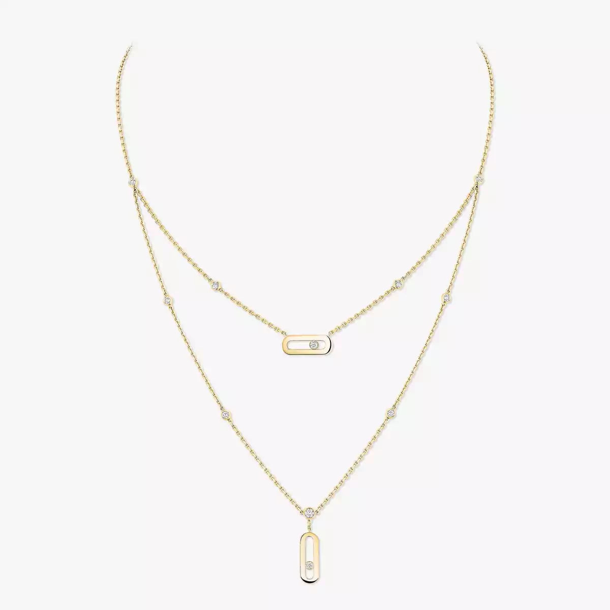 [Garvey] Move Uno Diamond Necklace