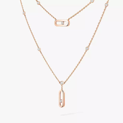 [Garvey] Move Uno Diamond Necklace