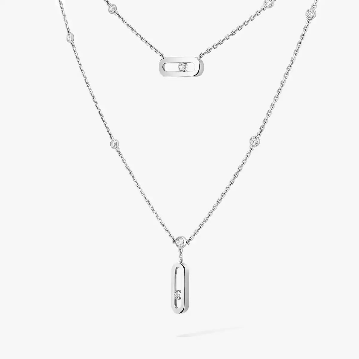 [Garvey] Move Uno Diamond Necklace