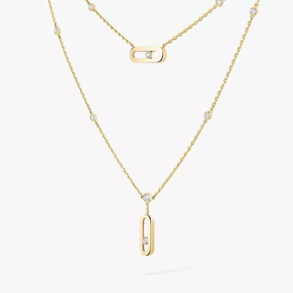 [Garvey] Move Uno Diamond Necklace