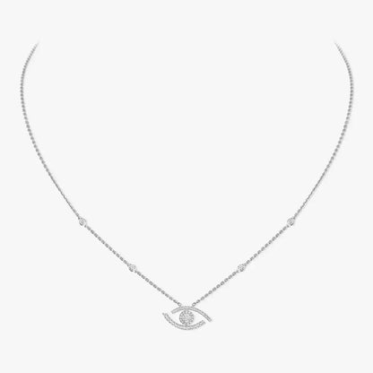 [Garvey]PAVÉ DIAMOND LUCKY EYE NECKLACE