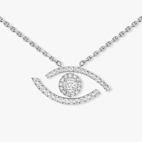[Garvey]PAVÉ DIAMOND LUCKY EYE NECKLACE