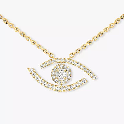[Garvey]PAVÉ DIAMOND LUCKY EYE NECKLACE