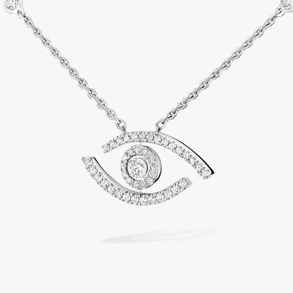 [Garvey]PAVÉ DIAMOND LUCKY EYE NECKLACE