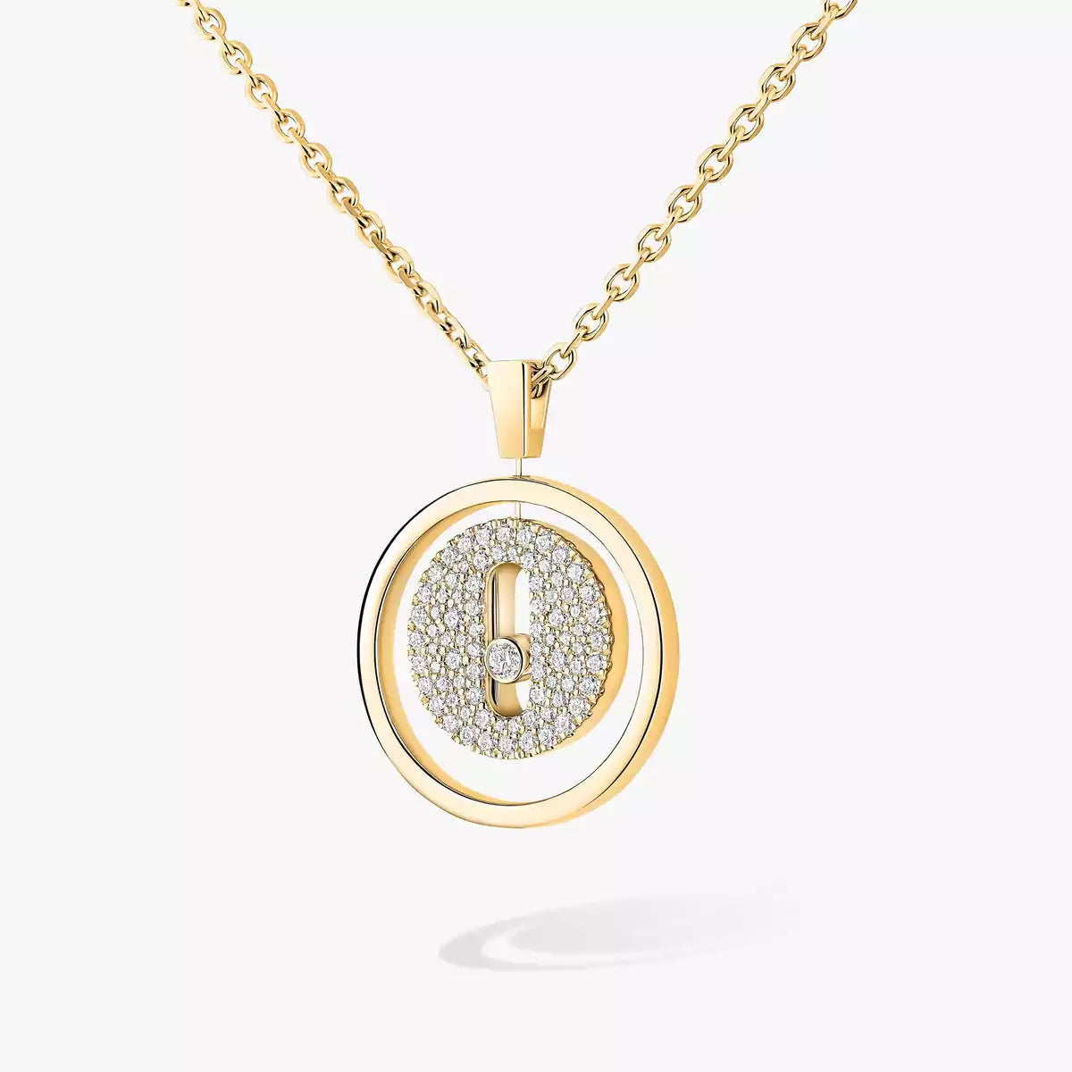 [Garvey]LUCKY MOVE FULL PAVÉ DIAMOND NECKLACE