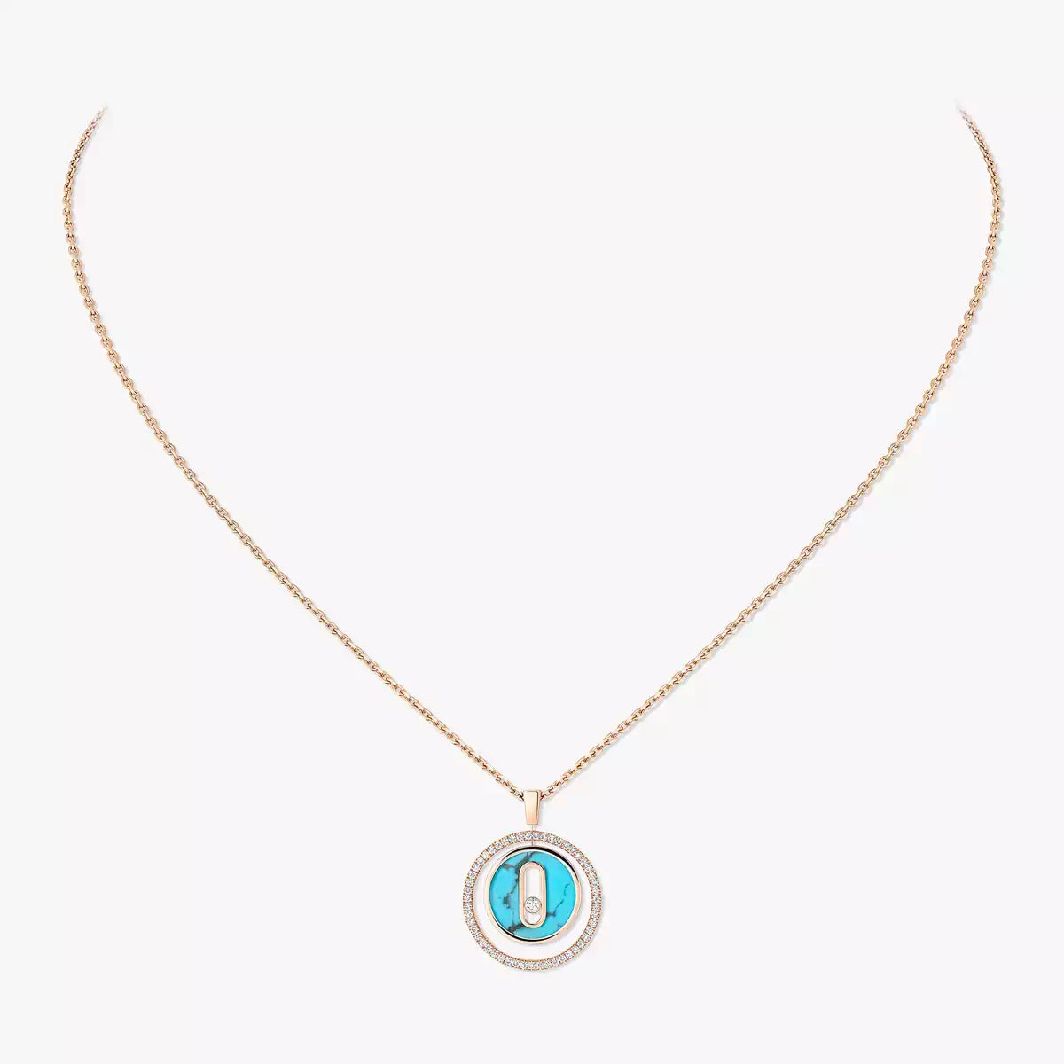 [Garvey]LUCKY MOVE DIAMOND NECKLACE