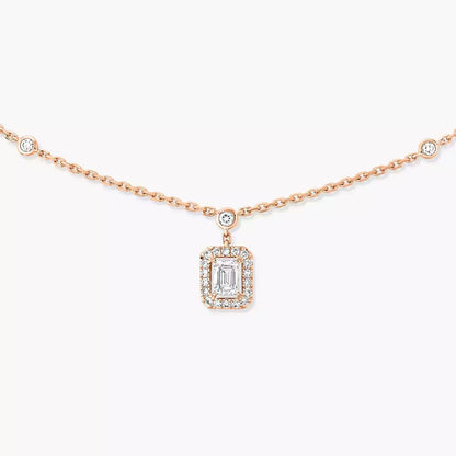 [Garvey]My Twin Diamond Necklace in Silver
