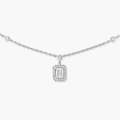 [Garvey]My Twin Diamond Necklace in Silver