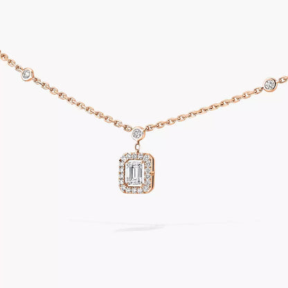 [Garvey]My Twin Diamond Necklace in Silver