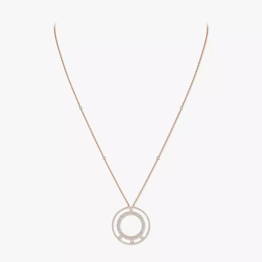 [Garvey]MOVE ROMANE LONG PAVÉ DIAMOND NECKLACE