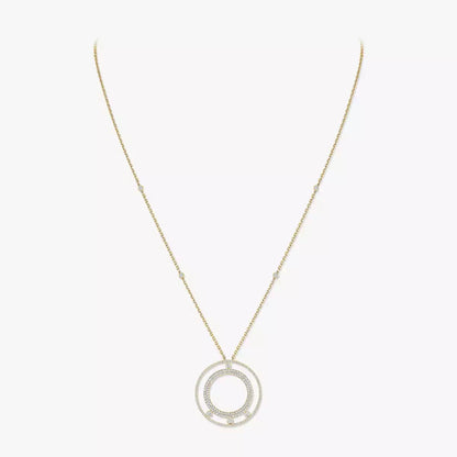 [Garvey]MOVE ROMANE LONG PAVÉ DIAMOND NECKLACE