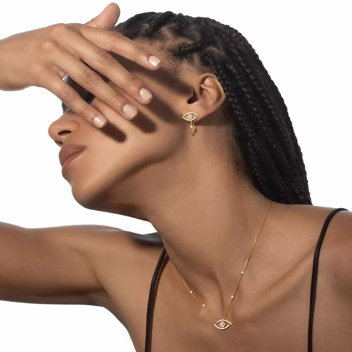 [Garvey]Lucky Eye Diamond Earrings