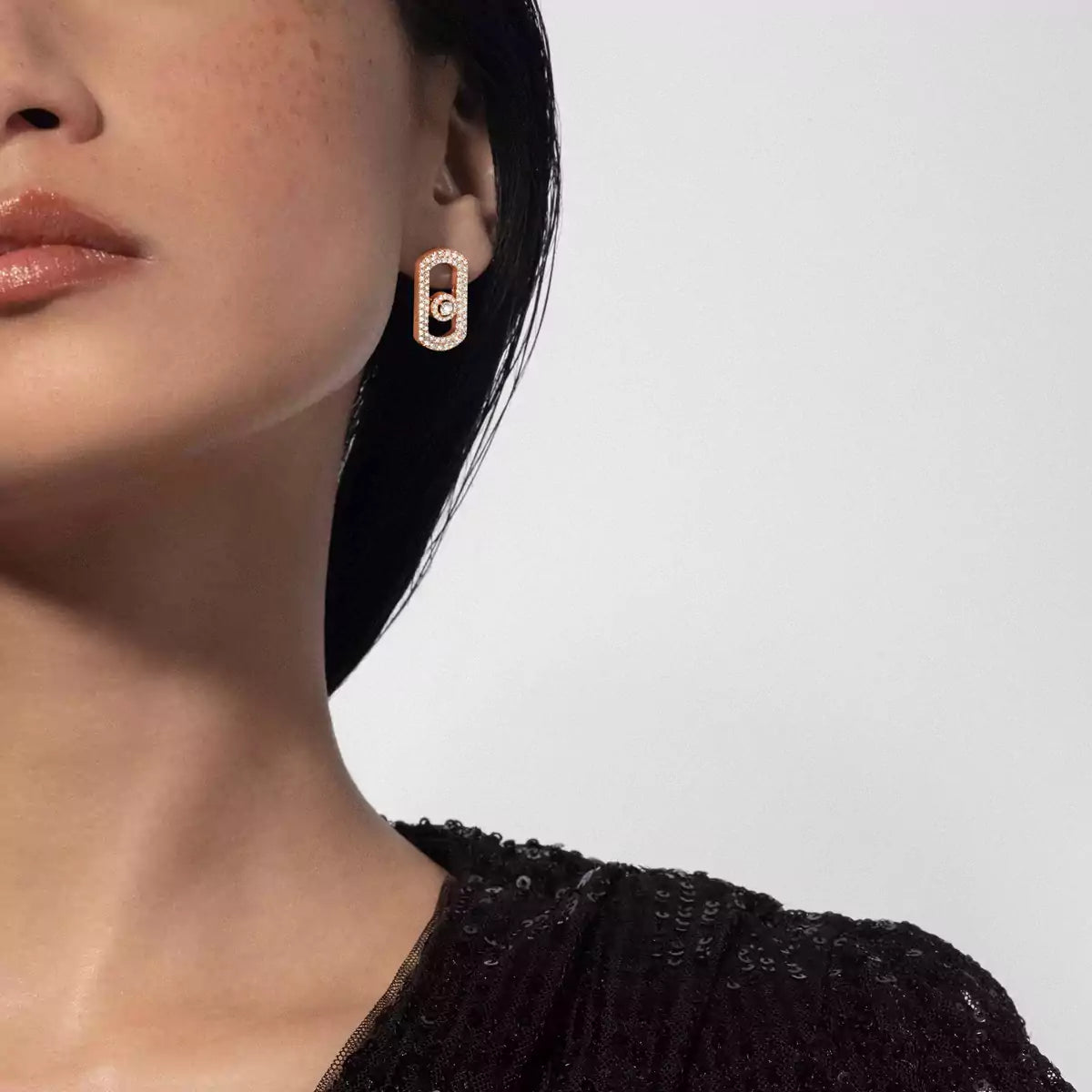 [Garvey]SO MOVE PAVÉ DIAMOND EARRINGS