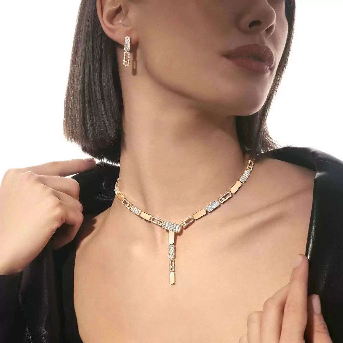 [Garvey]Imperial Move SM Diamond Earrings