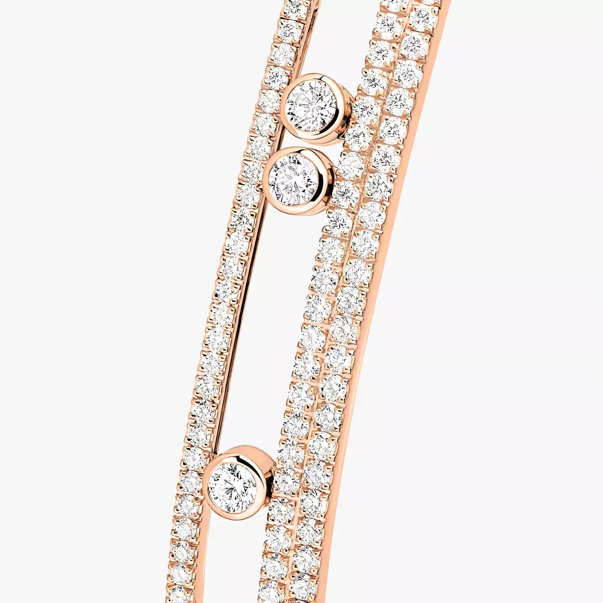[Garvey]MOVE ROMANE PAVÉ DIAMOND BANGLE BRACELET
