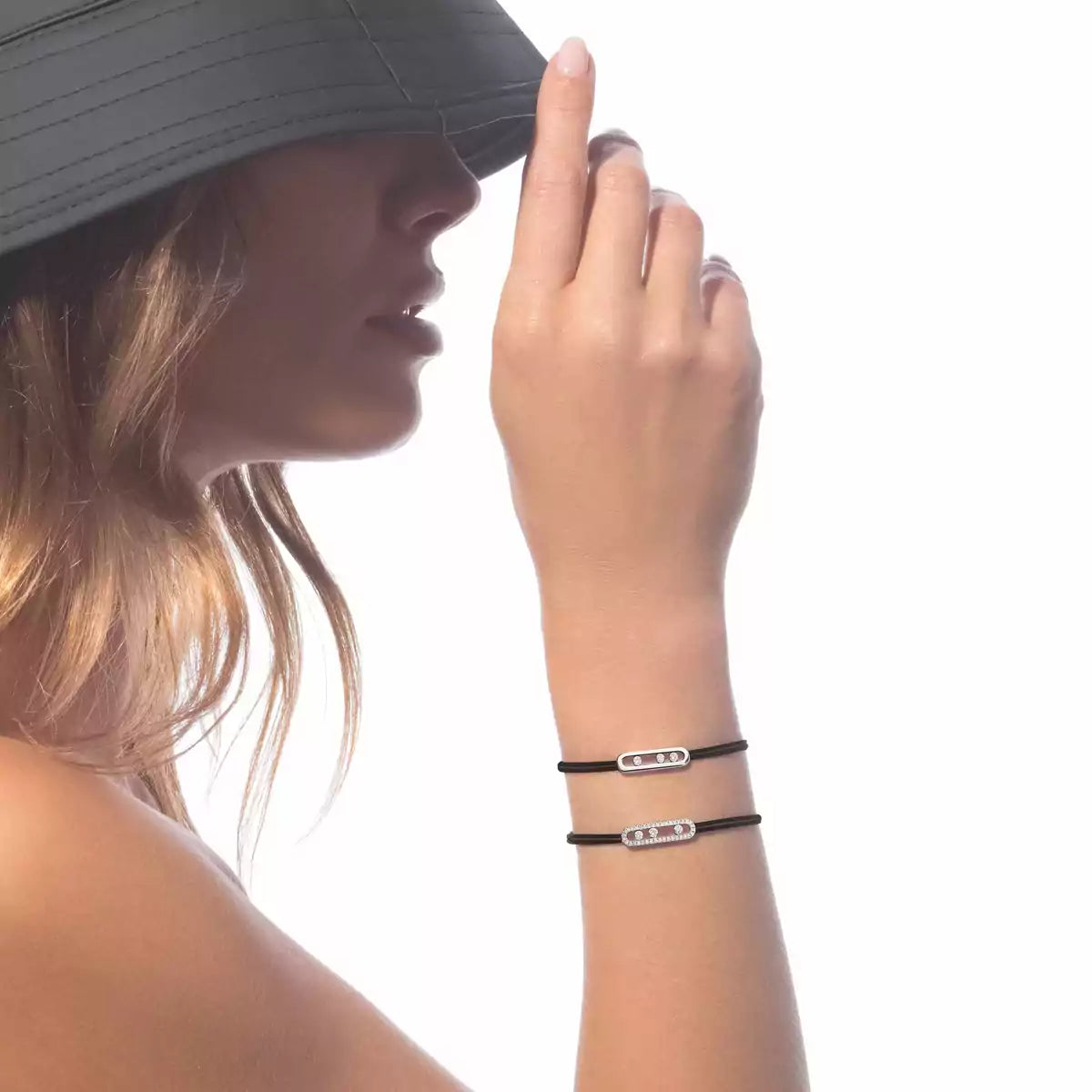 [Garvey]CARE(S) PAVÉ CORD BRACELET