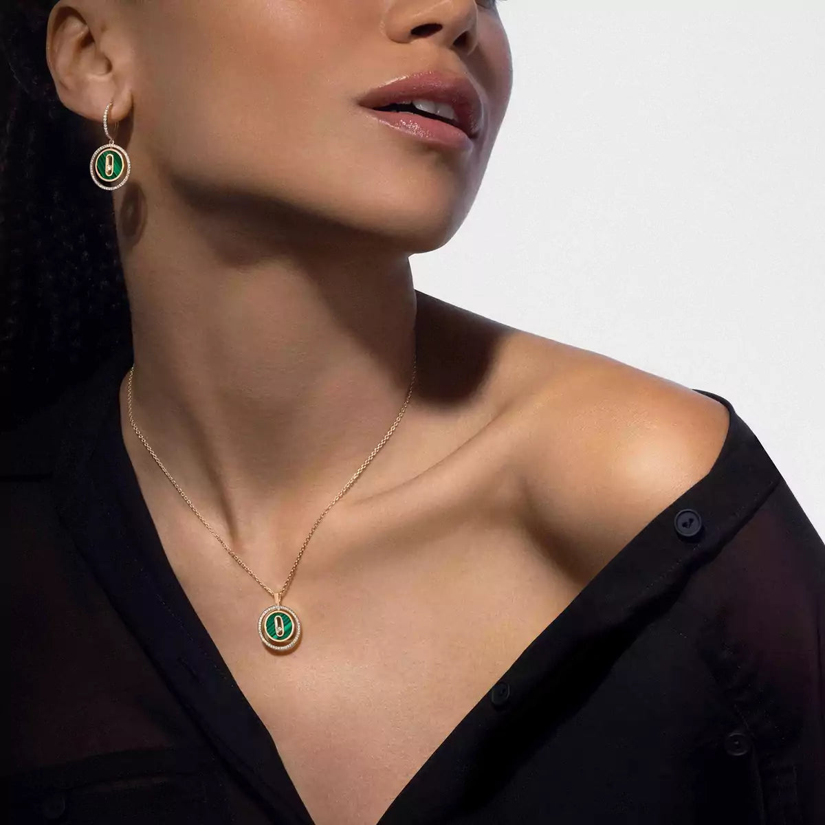 [Garvey]LUCKY MOVE DIAMOND NECKLACE