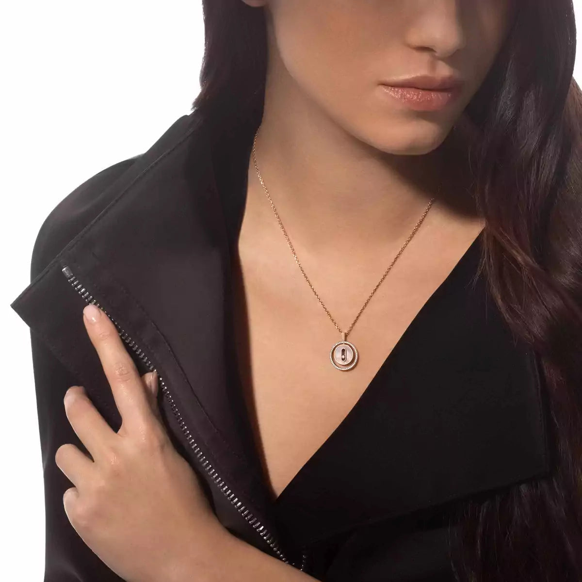 [Garvey]LUCKY MOVE DIAMOND NECKLACE