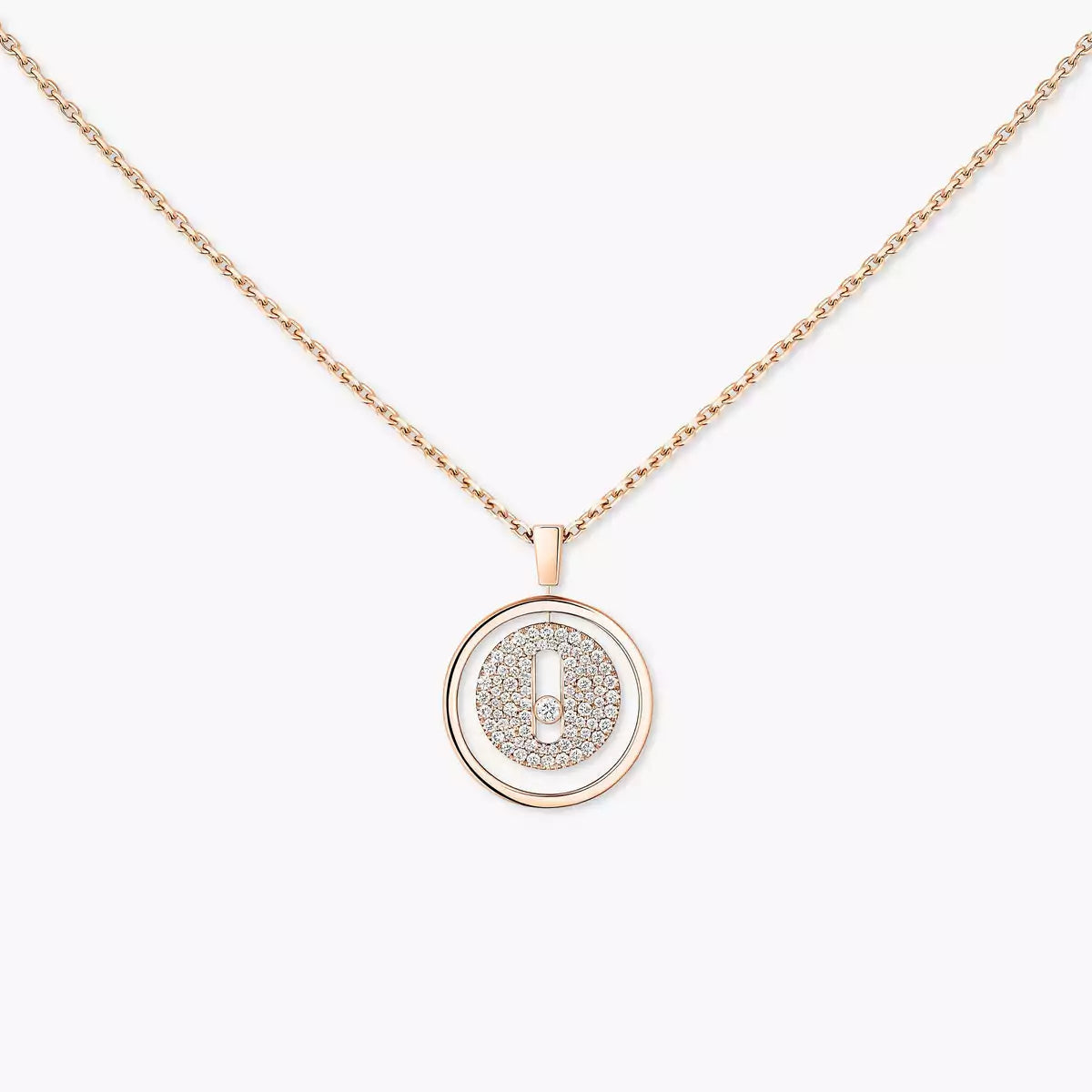 [Garvey]LUCKY MOVE FULL PAVÉ DIAMOND NECKLACE